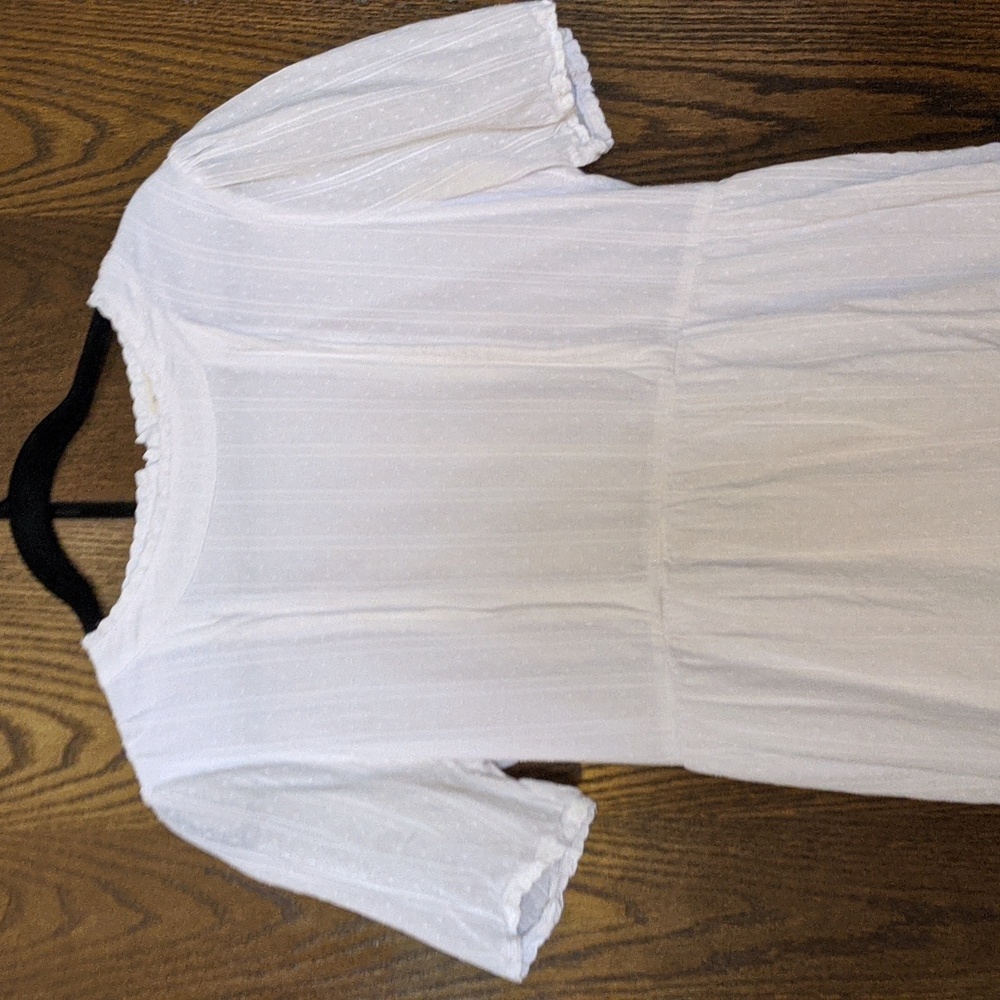 Roolee Nursing Friendly White Dress - Picture 4 of 7